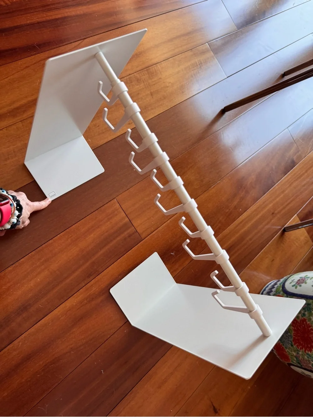 Yamazaki Expandable Hat & Cap Organizer Rack Home Tower - Steel, White